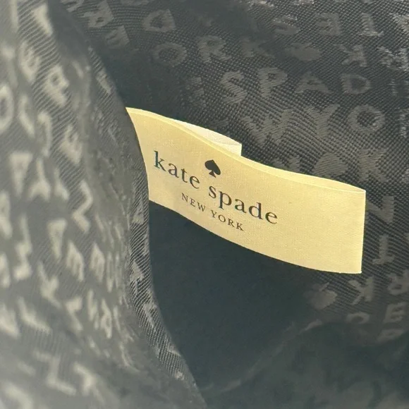 Kate Spade New York Black Textured Tote with Gold Chain - Picture 3 of 10